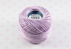 Пряжа Ирис 100% хлопок 10г 82м №1095 св.сиреневый