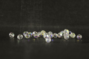 Бусины Чехия "PRECIOSA" бусины 451-19-602 4 мм 24 шт перламутр/crystal AB