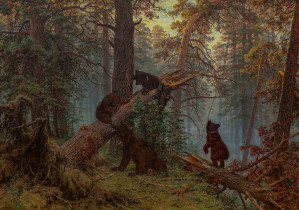 " ФРЕЯ" Пазл. Третьяковская галерея 1000 элемент. GTG- PZL- 1000/ 01 Шишкин И. И. Утро в сосновом лесу. 1889