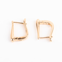 " Zlatka" Швензы " английский замок" FMK- H15 19 х 12 х 3 мм 2 шт 02 под золото