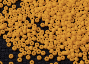 Бисер Чехия круглый 08/0 50 г 93110m непрозрачный светло-оранжевый матовый